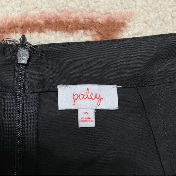 Pixley Women Cargo Black Casual Skirt Pockets Size XS - Picture 2 of 7